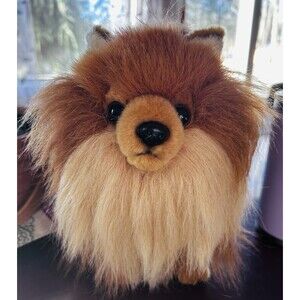 Pomeranian Plush Dog Stuffed Animal By Aurora Realistic Adorable Soft Toy 9”